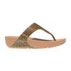 Fit Flop Womens/Ladies Lulu Glitterball Toe Post Wedge Sandals