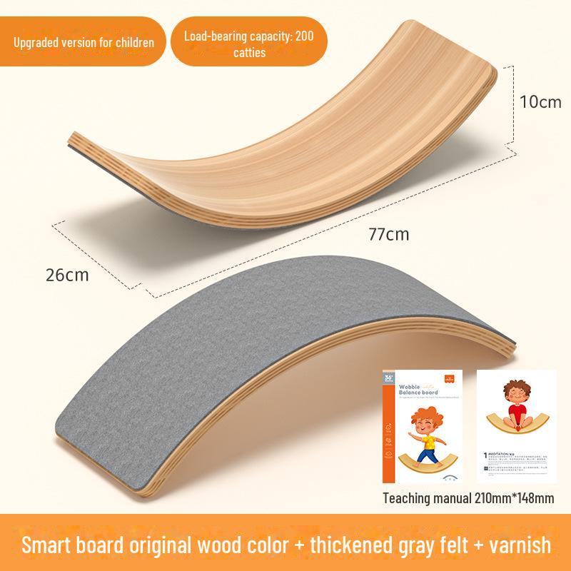 CPC Wooden Indoor Seesaw: Sensory Balance and Bending Toy for Children, Double Interactive Play Equipment