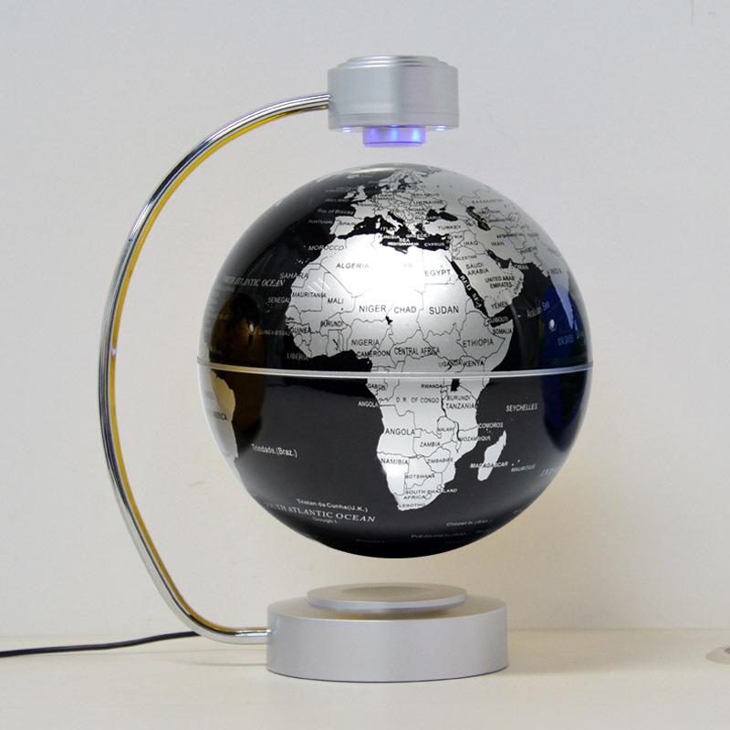 Globo a Levitazione Magnetica High-Tech da 8 Pollici con Luce LED Globo Galleggiante Elettronico per Bambino Decorazioni per Camera da Letto di Casa Regali di Natale