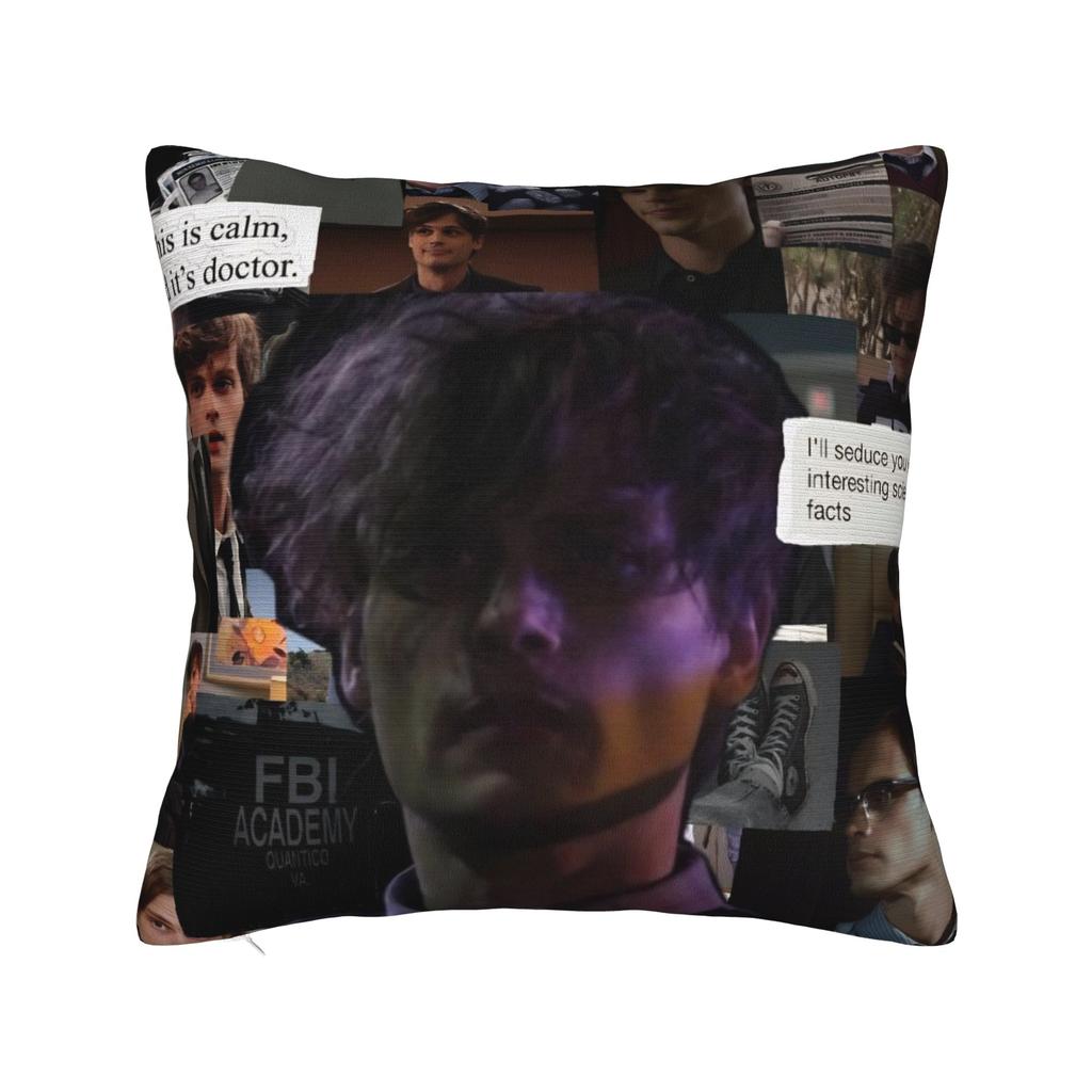 Criminal Minds Spencer Reid Federe Cuscino Moda Federa per Divano Camera da Letto Decorazione Casa Comoda Copricuscino