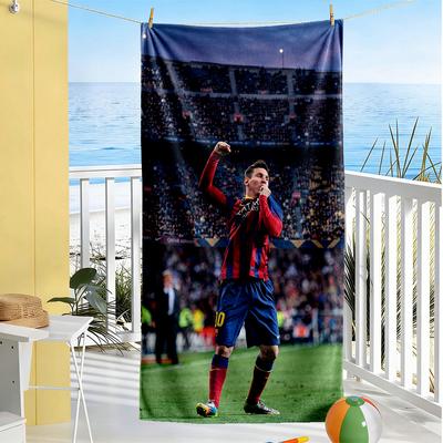 Messi Beach Towel High Absorbency & Quick-Dry Comfortable Lightweight Suitable for Sports, Travel, Swimming, Yoga, Bathroom, Beach, And Pool