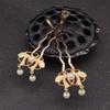 U Shape Hairpin for Women Chinese Hanfu Pearl Hair Stick  for Women Girls and Hairdressing Salon