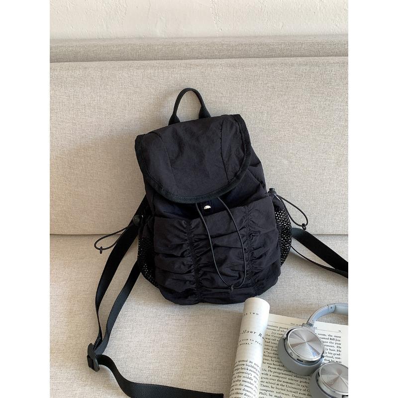 Premium Sense Flip Magnetverschluss Schultasche Rucksack Neu Lässig Nische Plissierter Rucksack Rucksack Rucksack