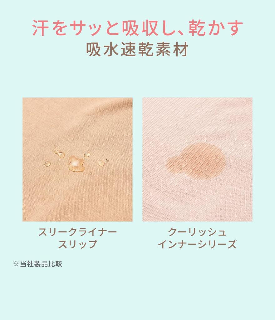 Peach John Coolish Camisole underarm sweat Size cooling to the with sweat summer (with pads), White, Small. [Moisture-wicking, quick-drying, touch,