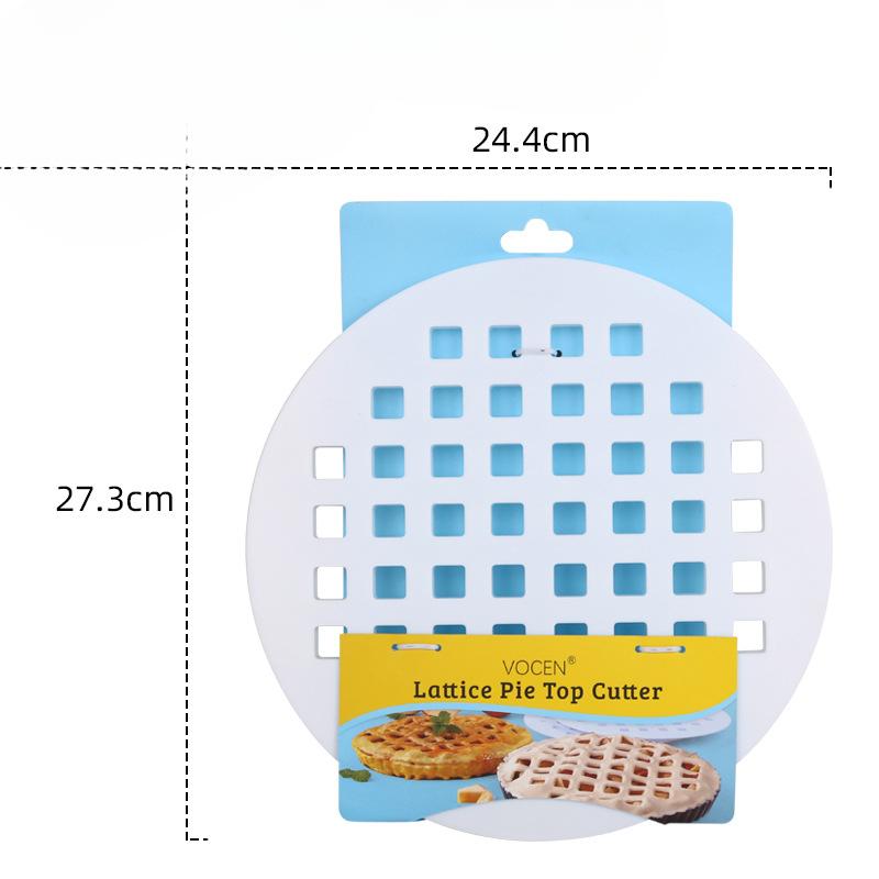Apple Pie Cutting Tool Non-stick Pizza Baking Tray Round Cookie Mold Pizza Crust Decoration Tool