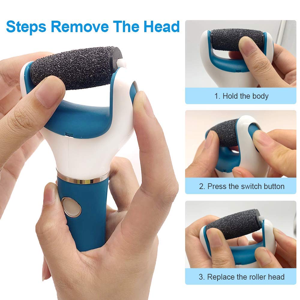 7 adet Mat Cilalı Ayak Bakım Aleti Başlığı Sert Cilt Temizleyici Yedekleri Ayak Bakım Aleti için Yedek Silindirler