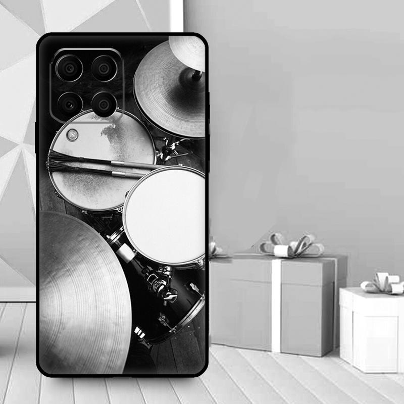 Musical Instrument Drum Case For Samsung Galaxy M36 M12 M52 M06 M16 M56 M33 M15 M55 M31 M13 M14 M53 M32 M35 M34 M54