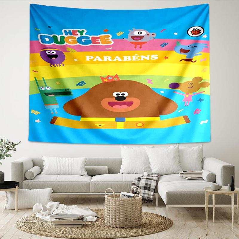 Bee's Rainbow Adventure Tapestry Hanging for Bedroom,Livingroom, Playroom,Decor Art Room Wall Tapestry Holiday and Birthday Gifts