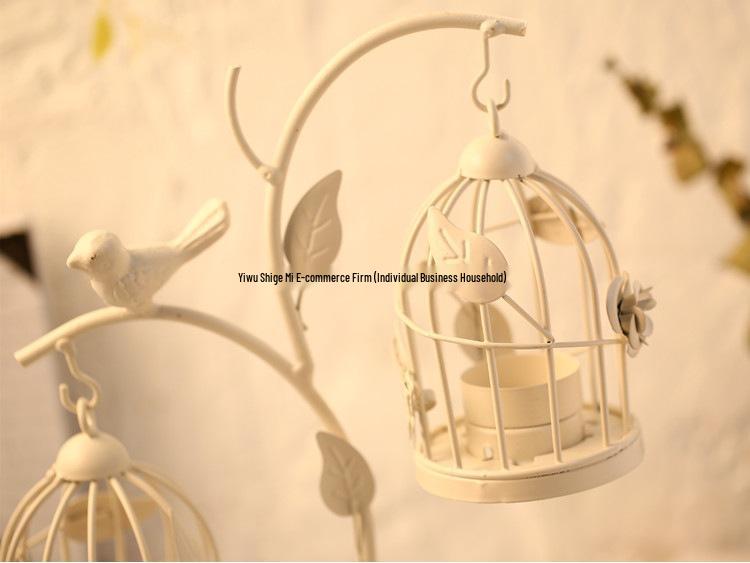 Romantic Retro Wrought Iron Aromatherapy Candle Holder – Creative Fashion Ornament