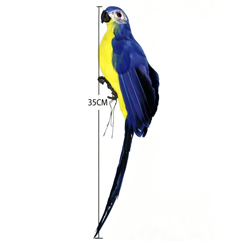 25/35Cm Simulation Parrot Garden Decoration Creative Lawn Figurine Ornament Animal Bird Outdoor Garden Party Prop Decoration