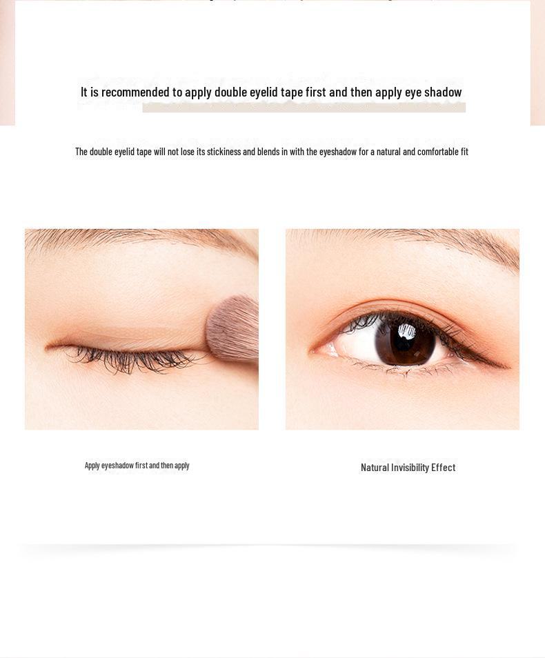 UNNY Simulation Lace Double Eyelid Stickers - Traceless, Invisible, Natural Eye Shaping for Women