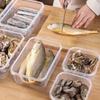 1pc Fridge Storage Box Organizer Fresh Keeping Fridge Freezer Meat Vegetables Fruits Sealed Box Container Heatable