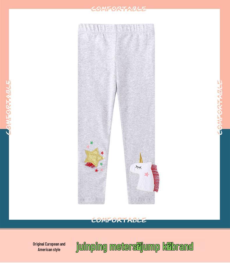 2025 New Girls' Slim Spring & Summer Leggings - Children's Cross-Border Fashion