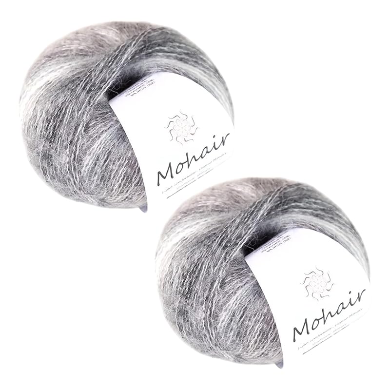 

CAPASTEC yarn pom pom wool mohair colorful knitting yarn knitting Very thick decoration 1 ball 25g/2 ball set Ko Tton Fluffy thick Weaving comfort 90%