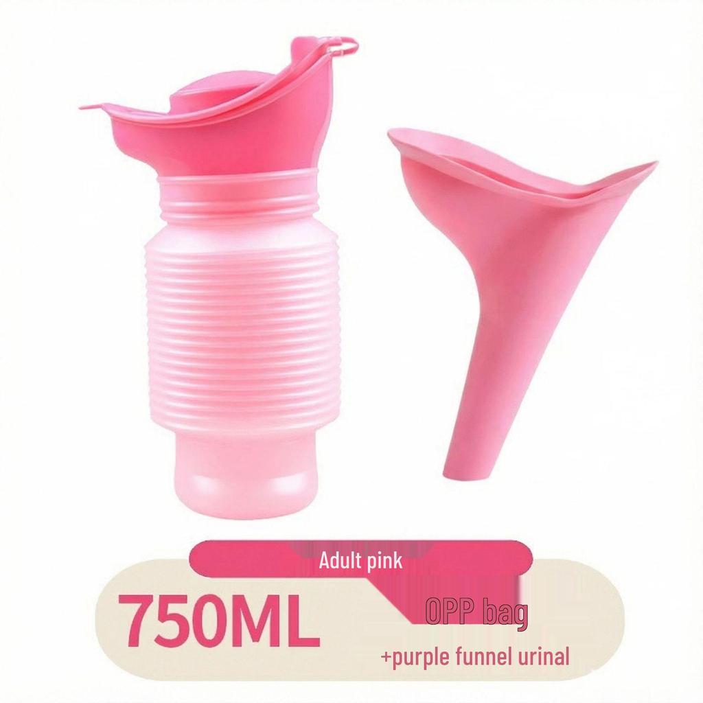 Portable Urinal and Urine Collector for Adults - Travel-Friendly Outdoor Cartoon Design