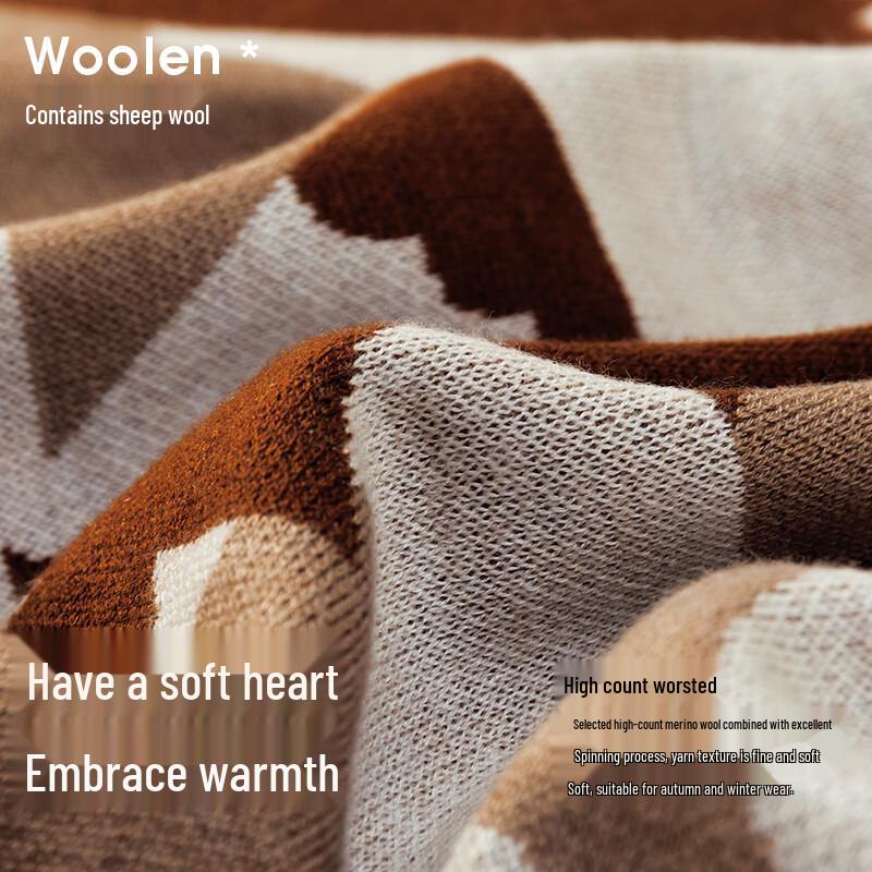 Navigare Men's Warm Knitted Casual Scarf