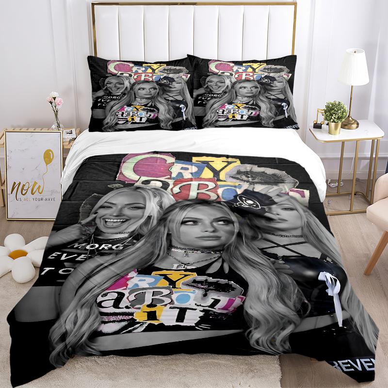 3Pcs Girl Power Rebel Vibes Bedding Sets For All Sizes New 3D Printed Bed Cover Comforter Duvet Cover Pillowcase Bedroom Decoration