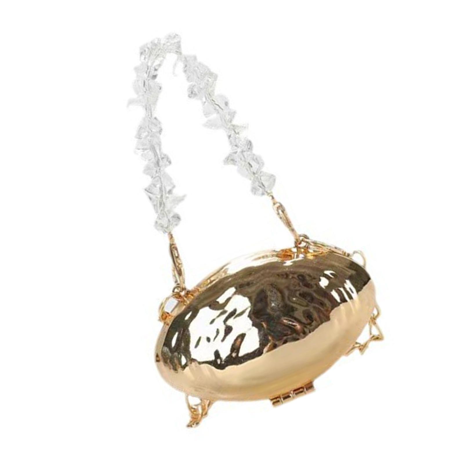 

Сумки через плечо Вечерний клатч для женщин Форма ракушки Сумка через плечо Модная сумочка Сумка-сатчел Кошелек Подарки золотой