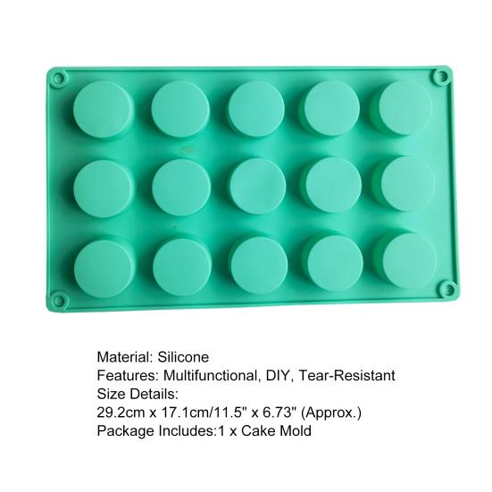 Useful Food Grade Reusable Lightweight Dessert Modeling Button Silicone Mold for Restaurant Cake Mold