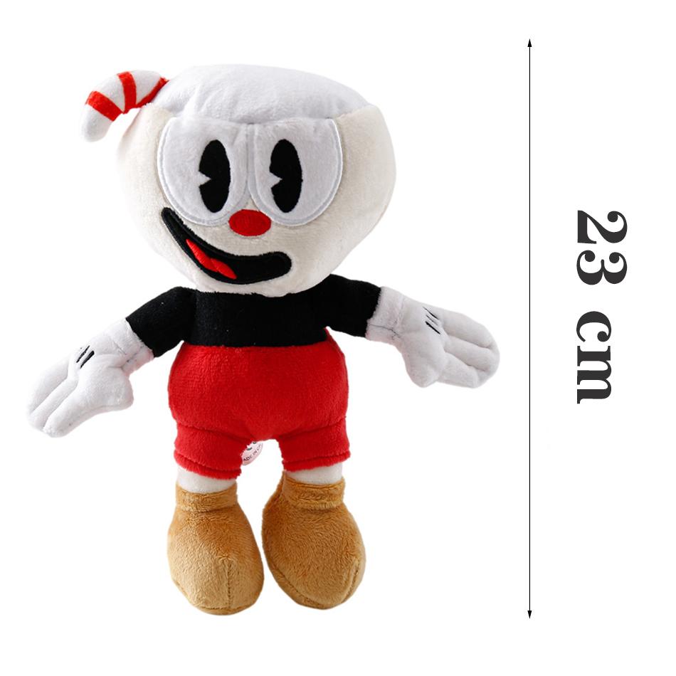 25cm Adventure Game Cuphead Plush Toy Mugman The Devil Legendary Chali Plush Dolls Toys for Children Gifts Christmas present