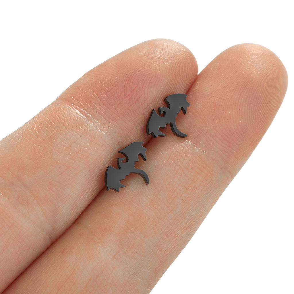 Kinitial Laser carved fashionable stainless steel earrings Shooting Stars dragon study earings anniversary gift