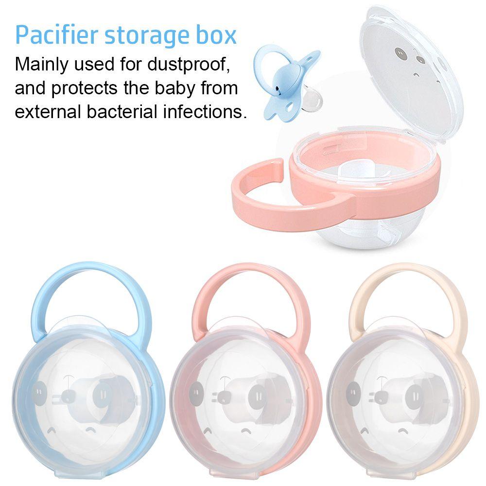 Durable Portable Dust-proof Infant Supplies Baby Pacifier Box Soother Container Nipple Storage Case