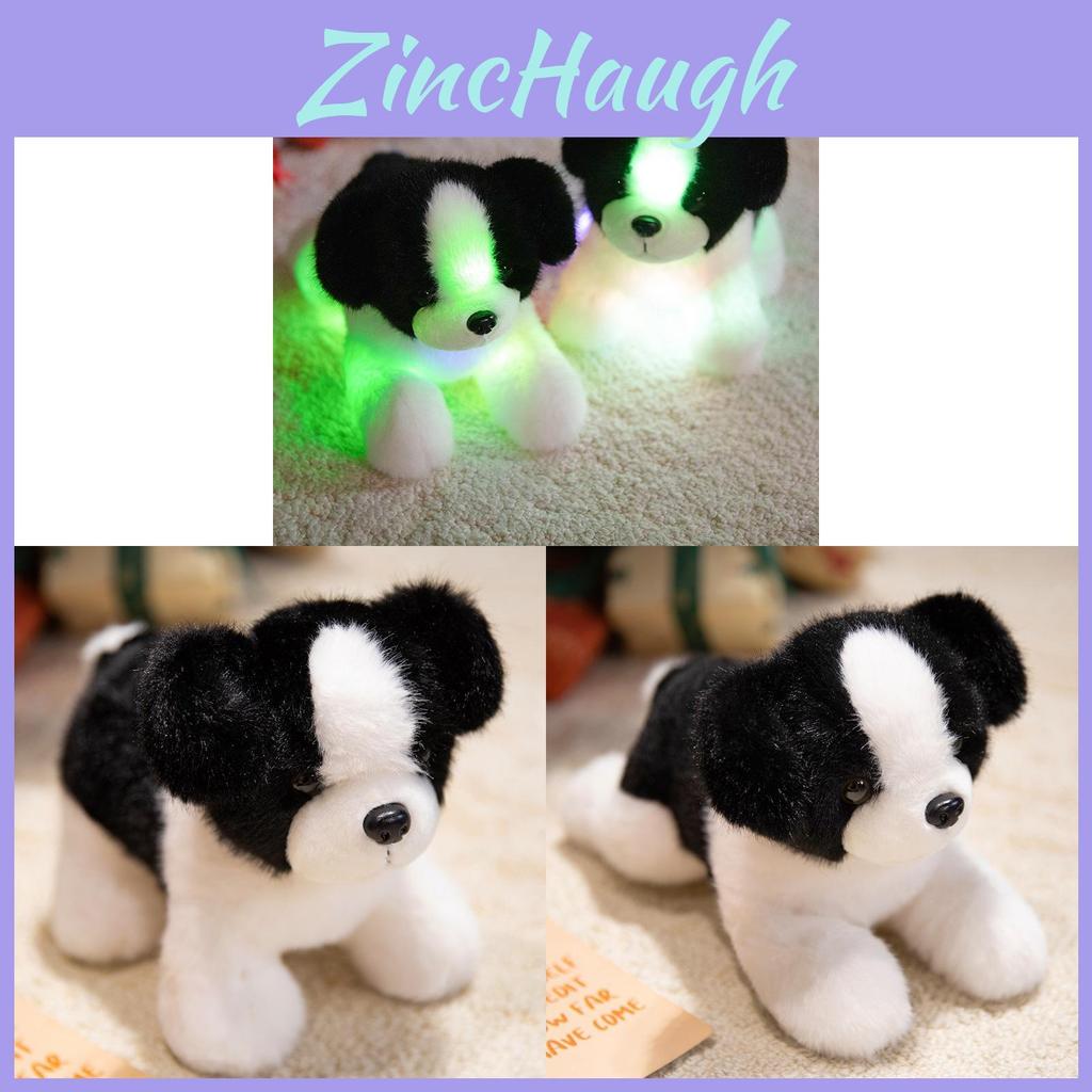 Leuchtendes Border Collie Plüschtier LED-Licht Kindergeschenk Für Kinder
