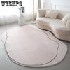 Irregular Living Room Carpet Bedroom Floor Mat Light Luxury Clothing and Hat Room Carpet