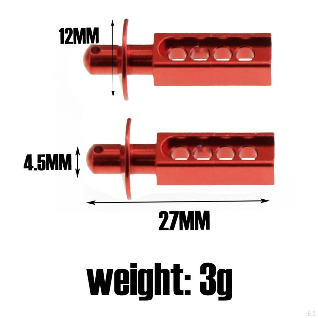 2 Pieces 1/16 Metal Front Body Shell Fixed Posts for Mini RC Spare