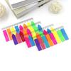 Creative Arrow Shaped Page Marker Colorful Index Tabs Fluorescent Sticky Notes Writable Labels 20 Sheets Pad  for Home