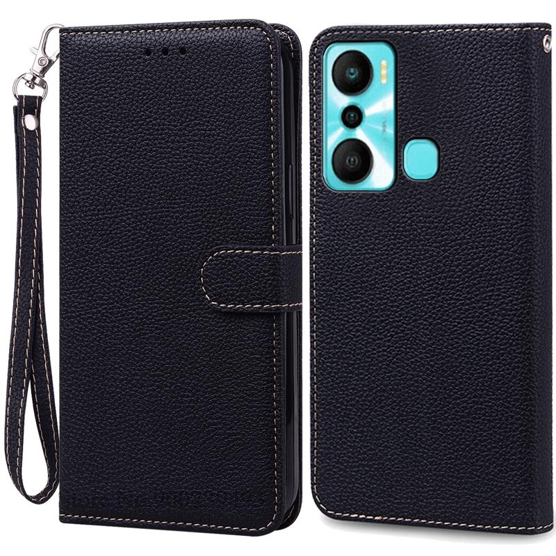 Hot 20i Case For Infinix Hot 20i Case Wallet Leather Flip Cover For Infinix Hot 20i Case X665C X665E Phone Cover Coque Fundas