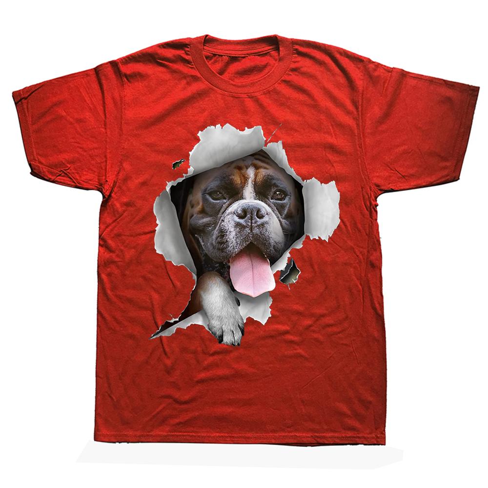 Cool Boxer for Unisex Unisex Puppy Owner Dog Lover Trainer T Shirts Graphic Cotton Streetwear Short Sleeve Gifts Tshirt