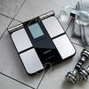 Omron Body Weight Composition Monitor Karada Scan Black KRD-703T Smartphone Link Data Auto Transfer Whole Measurement Method Segmental BMI Skeletal