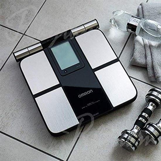 Omron Body Weight Composition Monitor Karada Scan Black KRD-703T Smartphone Link Data Auto Transfer Whole Measurement Method Segmental BMI Skeletal