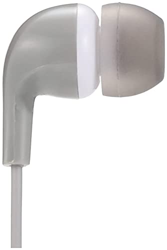 ELECOM CN300 Stereo In-Ear Headphones, Gray, EHP-CN300AGY, Delivers Well-Balanced Sound Quality and Crisp Bass