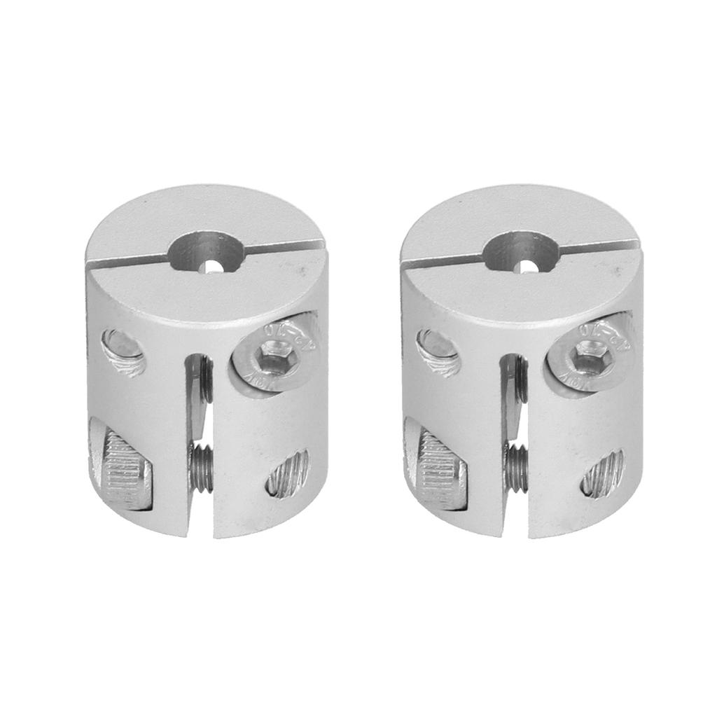 2 STÜCKE Wellenkupplung Aluminiumlegierung D-Bohrung zu Sechskantbohrung Wellenkupplung für Verbindungsteile