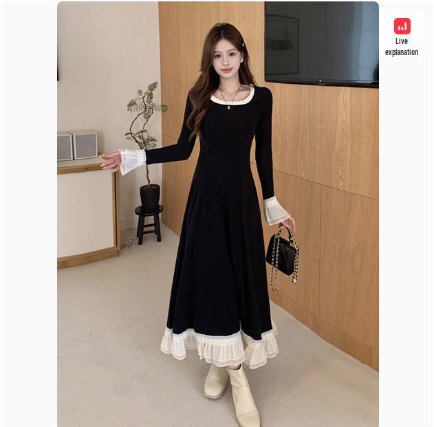 New Plus Size Bodycon Dress for Autumn/Winter – Fashionable and Slimming Design for Student Girls