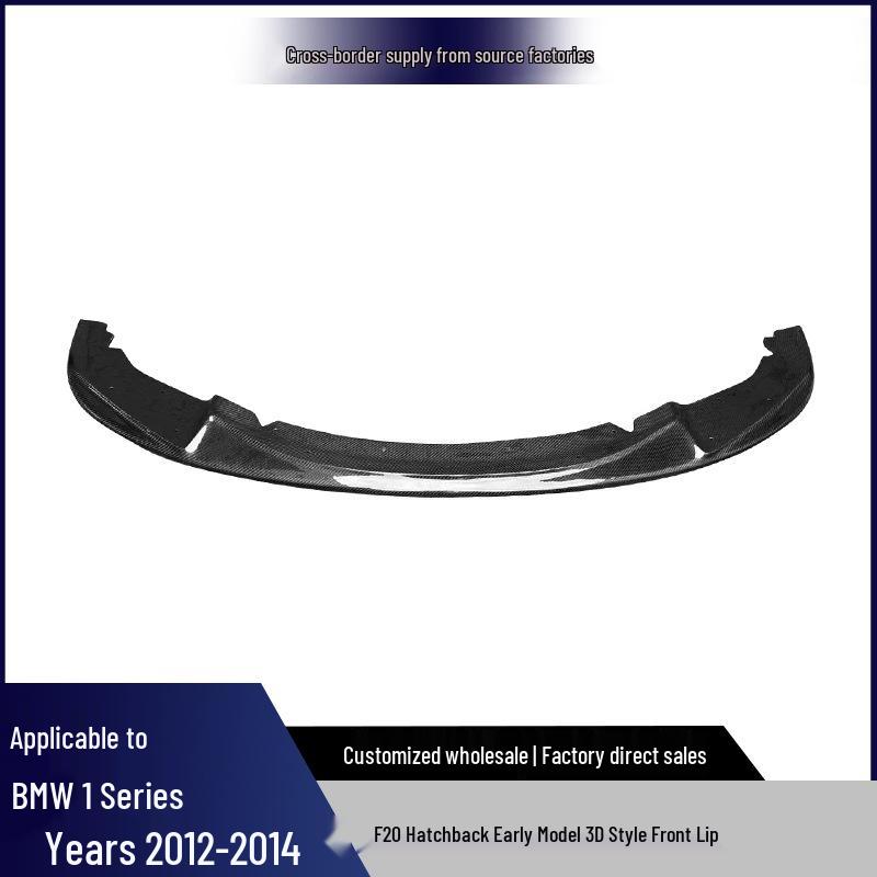 Carbon Fiber Front Lip Splitter for BMW 1 Series F20 Hatchback