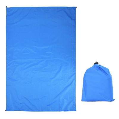 Utendørs Multifunksjonell Ultralett Mini Teppe Underlagsmatte med Bæreveske for Camping Piknik kongsblå 100x145