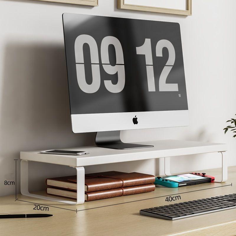 Computer Monitor Erhöhte Monitorbasis Home Office Aufbewahrungsregal Computer Desktop Kreatives Aufbewahrungsregal Büroaufbewahrungszubehör