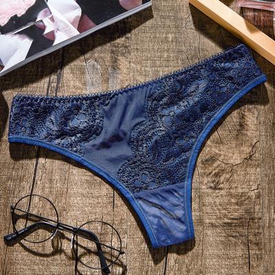 Sexiga trosor för damer Strings G-String Lågformade underkläder för damer Bikini Bomull underkläder i gren