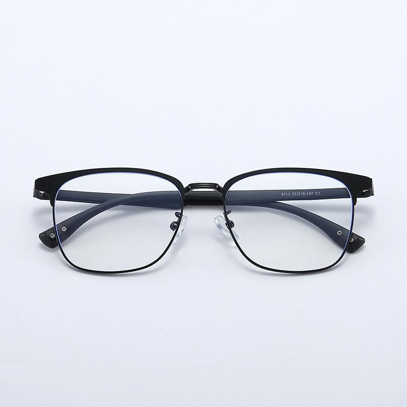 

Очки для чтения с полуободком Мужские Высокое качество Антисиний свет Бизнес Мужские Пресбиопические Очки TR90 Очки по рецепту Диоптрии Original lens 0