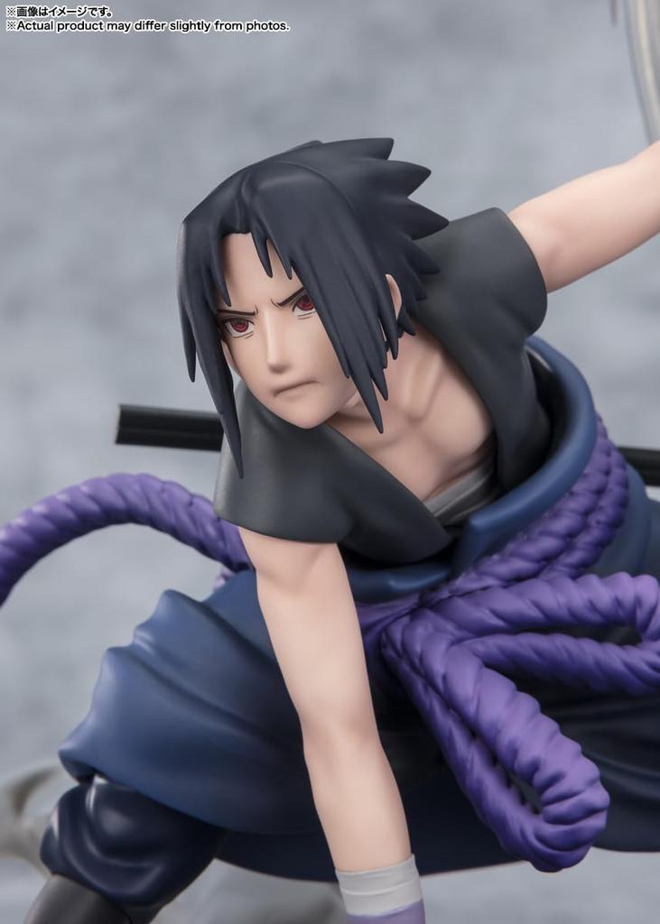Figuarts ZERO [Super Fierce Battle] Naruto Shippuden Uchiha Sasuke - Mangekyo Sharingan Light and Darkness - Approximately 200mm ABS & PVC P