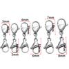 5/10Pcs Stainless Steel Double Lobster Clasp Hooks Chain Closure Accessories Connector for DIY Bracelet Necklace Jewelry Making