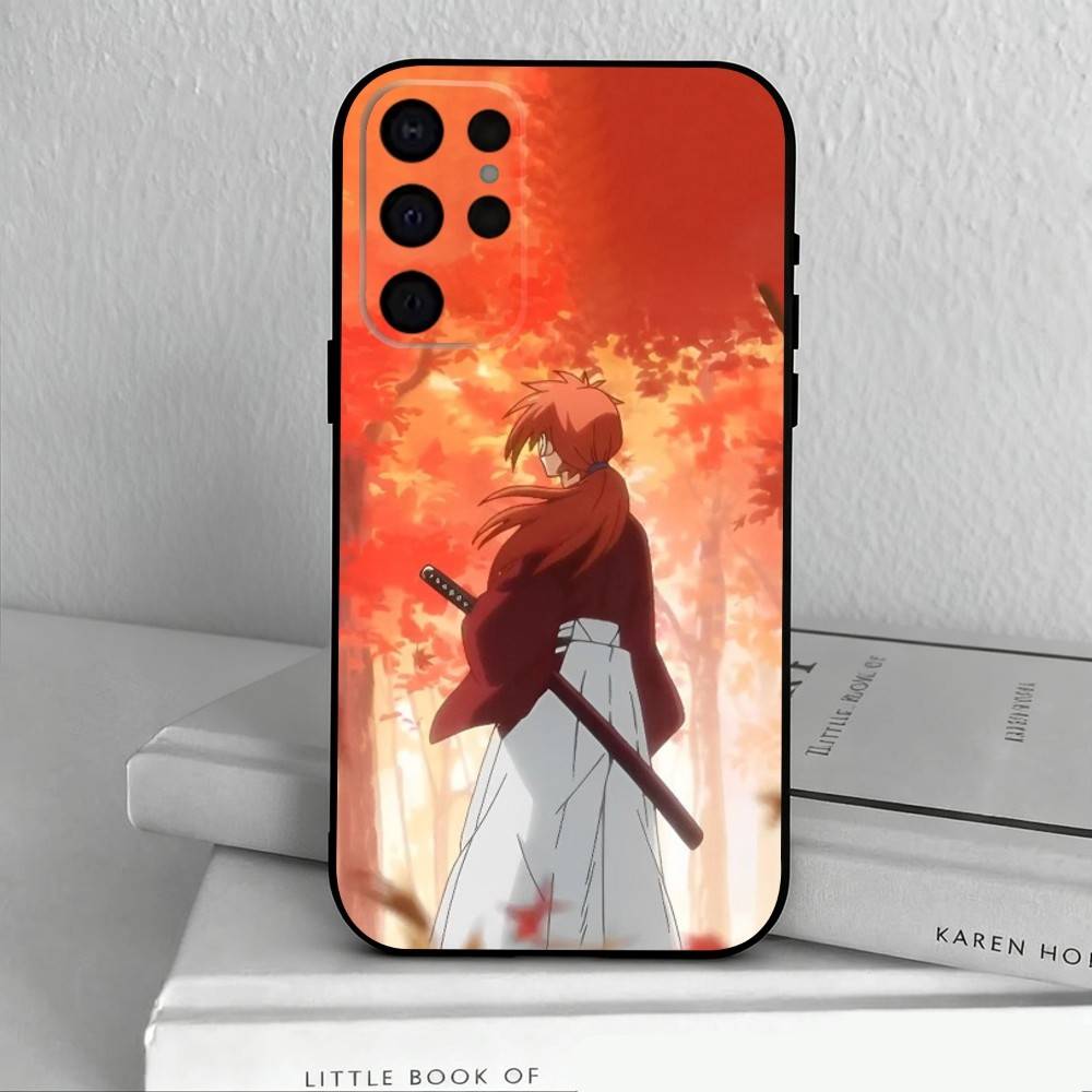 Anime R-Rurouni K-Kenshin-N Phone Case For Samsung S25,24,23,22,30,21,10,9,Ultra,Plus,Lite,FE,4,5 G Soft Black Case