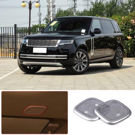 Silver Steel Roof Speaker Cover Mesh Trim For LR Range Rover Vogue -
