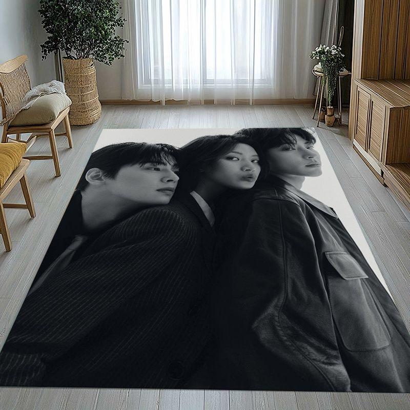 True Beauty Hwang In Youp Cha EunWoo Living Room Non-Slip Area Rug Soft Carpet for Bedroom Kids Playroom Sofa,Home Decor Doormat