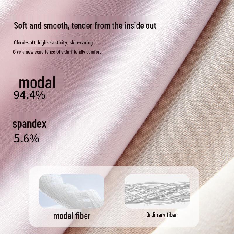 Women's Modal Antibacterial High-Waist Briefs 3-Pack