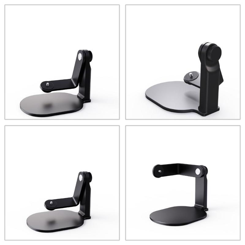 Tabletop Projector Holder Stand with 360Degree Flexible Adjustment and Metal Projector Desk Bracket Safe