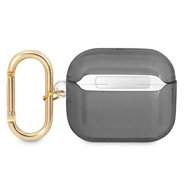 Etui Do AirPods 3 Guess Strap Collection Czarne 3666339047061